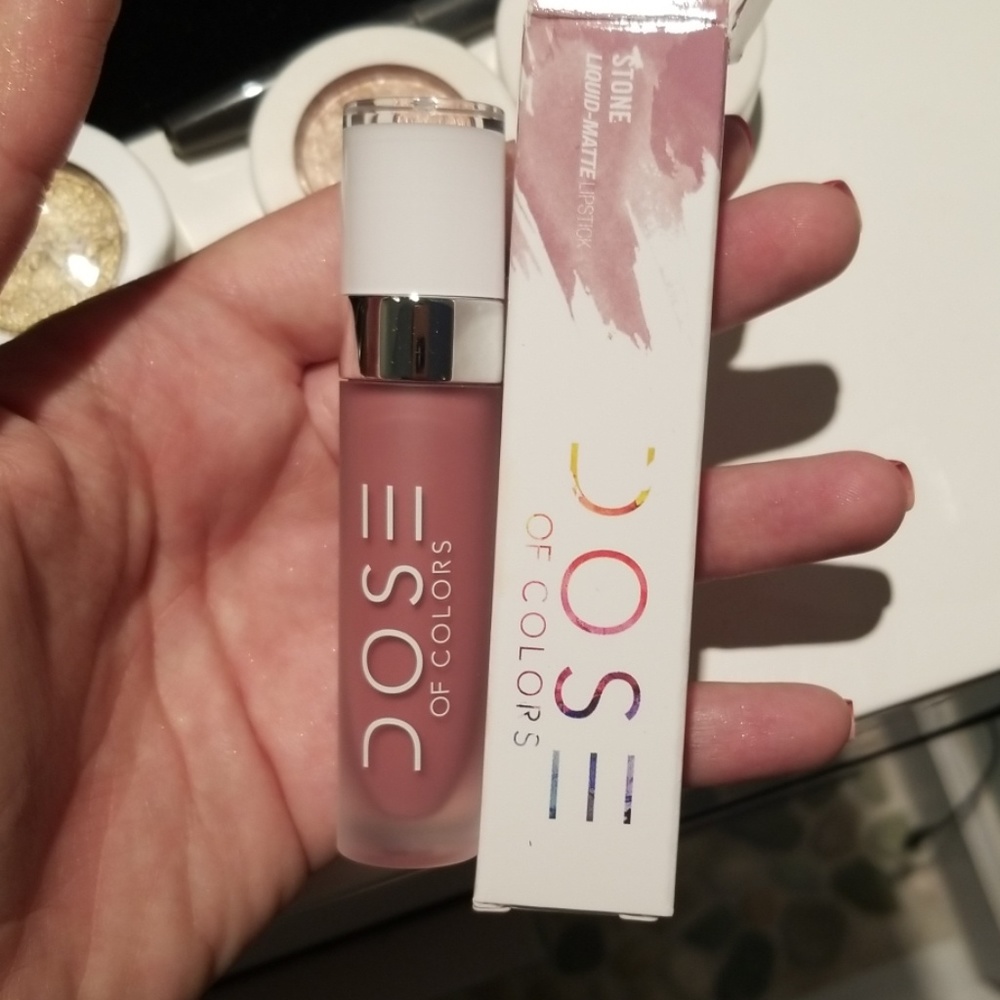 Dose of colors liquid matte lipstick in stone